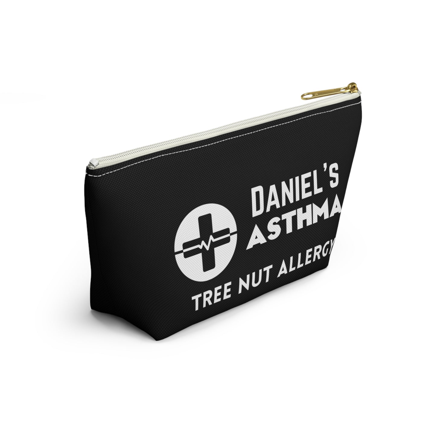 Personalized Asthma and Tree Nut Allergy Meds Pouch for Daniel Emergency Inhalers EpiPens Allergy Kit Travel Organizer