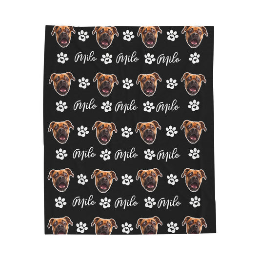 Custom Pet Blanket, Pet Photo Blanket, Custom Dog Blanket, Personalized Dog Blanket, Cat Picture Blanket, Dog Dad Gift, Pet Lover Gift