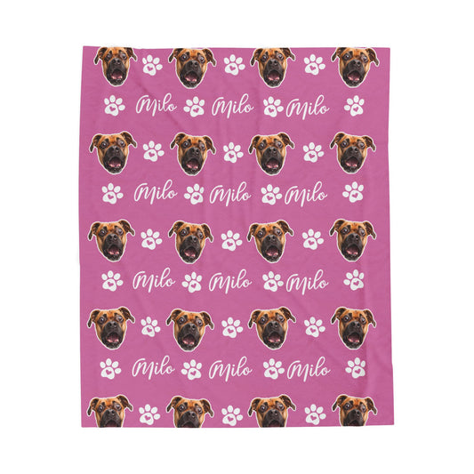 Custom Pet Blanket, Pet Photo Blanket, Custom Dog Blanket, Personalized Dog Blanket, Cat Picture Blanket, Dog Dad Gift, Pet Lover Gift