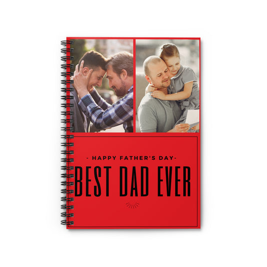 Personalized Dad and Son, Daughter Journal Book, Custom Memory Notebook, Gift for Dad from Kids, Fathers Day Gift, Name Keepsake Book