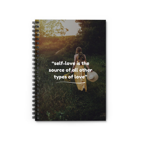 Personalized Self Love Journal Book, Custom Affirmation Notebook, Mental Wellness Gift, Daily Reflection Journal, Name Mindfulness Book