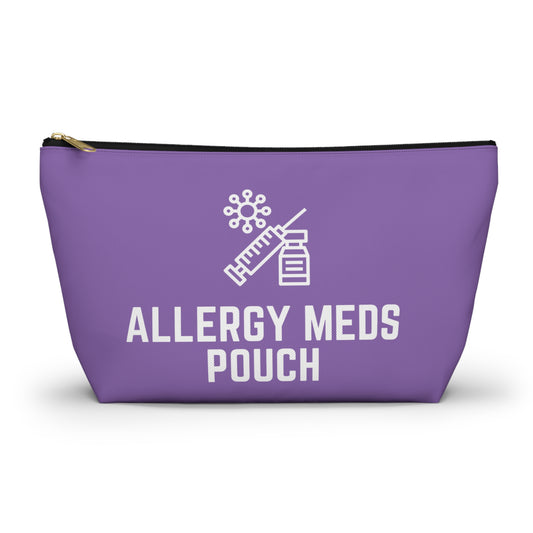 Personalized Allergy Meds Pouch for Medication Storage Travel Organizer for Allergy Relief Tablets and Emergency Essentials