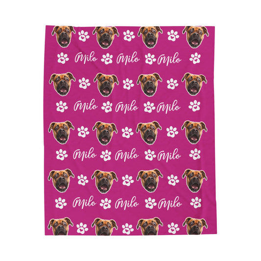 Custom Pet Blanket, Pet Photo Blanket, Custom Dog Blanket, Personalized Dog Blanket, Cat Picture Blanket, Dog Dad Gift, Pet Lover Gift