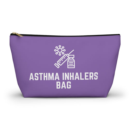 Personalized Asthma Inhalers Bag Pouch for Inhaler Storage Travel Organizer for Asthma Medication and Emergency Relief Essentials