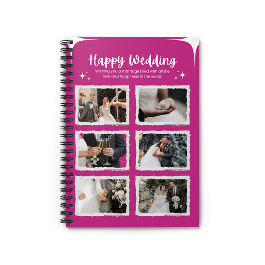 Personalized Wedding Journal Book, Custom Bride and Groom Notebook, Wedding Memory Book, Couple Gift, Name Diary, Engagement Gift