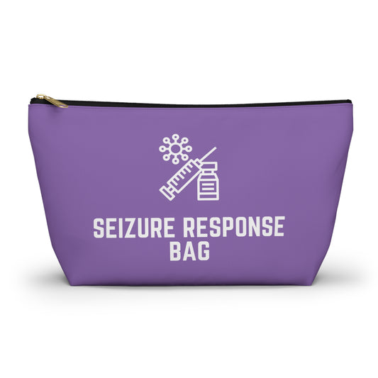 Personalized Seizure Response Bag for Emergency Medication Storage Travel Organizer for Epilepsy Safety Supplies and Medical Info