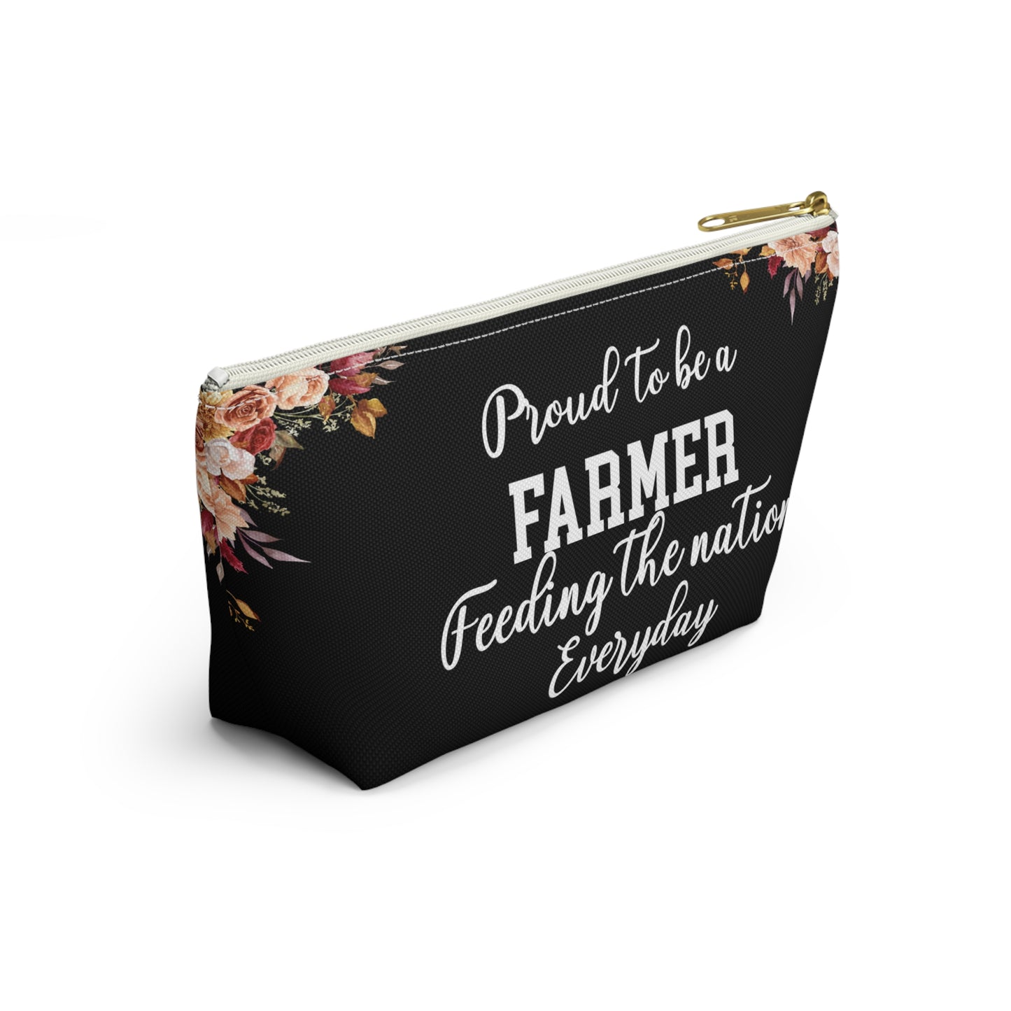 Farmer Essentials Pouch Gift For Farmers Farm Life Organizer Bag Rustic Travel Pouch Agriculture Lover Gift Cute Everyday Carry Zipper Case