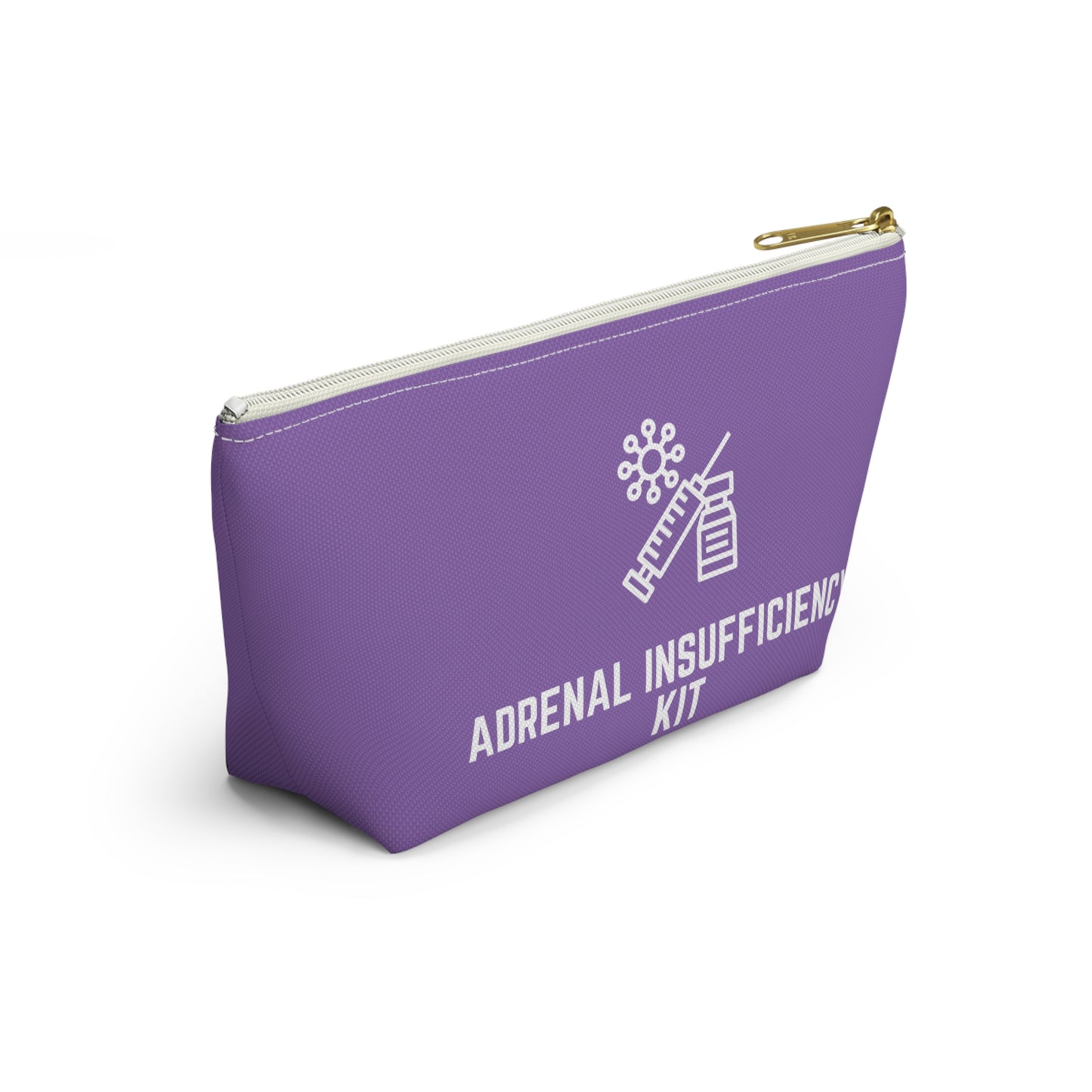 Personalized Adrenal Insufficiency Kit Pouch for Emergency Medication Storage Travel Organizer for Addisons Disease and Health Essentials