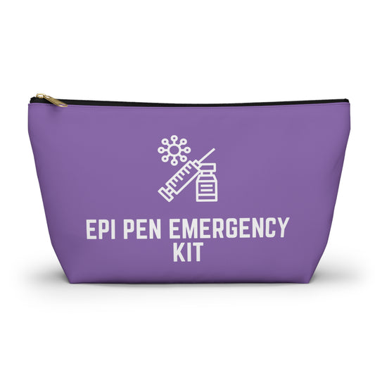 Personalized Epi Pen Emergency Kit Pouch for Allergy Medication Storage Travel Organizer for Anaphylaxis and Emergency Essentials