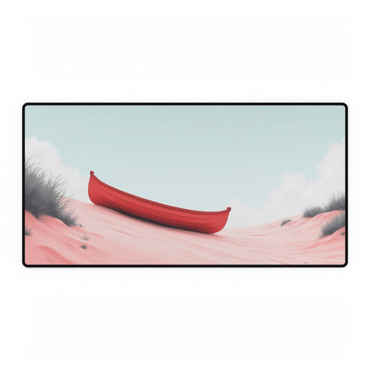 Serene Landscape Desk Mat - Coastal Vibe Workspace Accessory, Home Office Decor, Gaming Mat, Beach Theme Mat, Unique Gift Idea