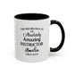 Custom Instructor Mug, Funny Teaching Gift, Personalized Educator Coffee Cup, Mentor Appreciation Mug