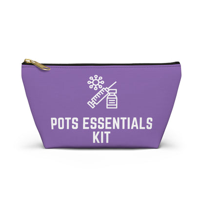Personalized POTS Essentials Kit Pouch for Postural Orthostatic Tachycardia Supplies Travel Organizer for Daily Meds and Hydration