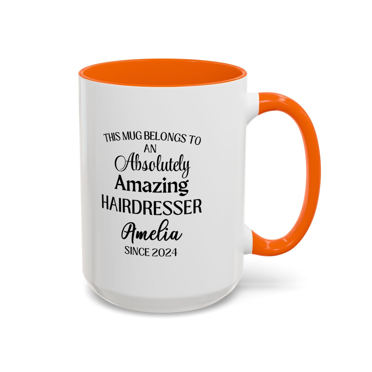 Custom Hairdresser Mug, Funny Salon Stylist Gift, Personalized Hair Artist Cup, Cosmetologist Coffee Mug