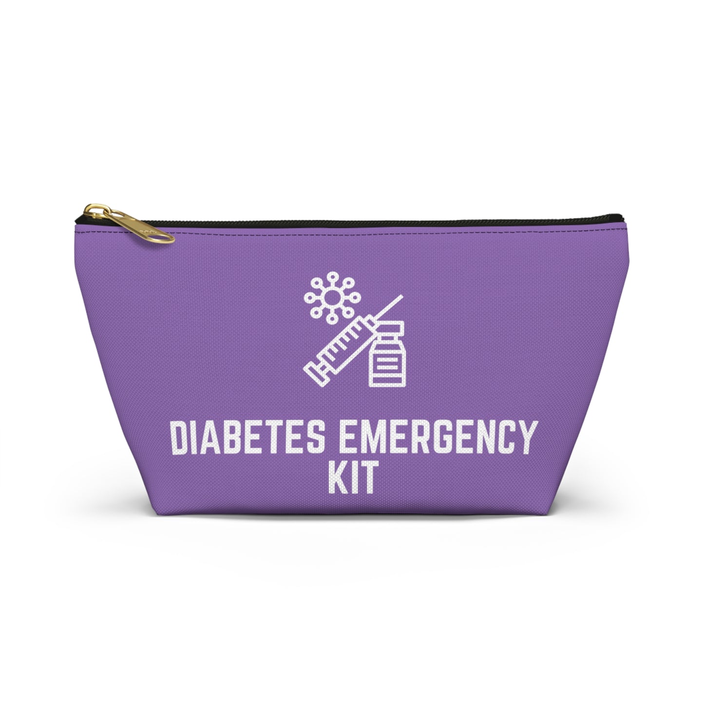 Personalized Diabetes Emergency Kit Pouch for Insulin Storage Travel Organizer for Diabetes Supplies and Medical Essentials
