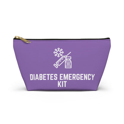 Personalized Diabetes Emergency Kit Pouch for Insulin Storage Travel Organizer for Diabetes Supplies and Medical Essentials