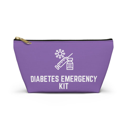 Personalized Diabetes Emergency Kit Pouch for Insulin Storage Travel Organizer for Diabetes Supplies and Medical Essentials