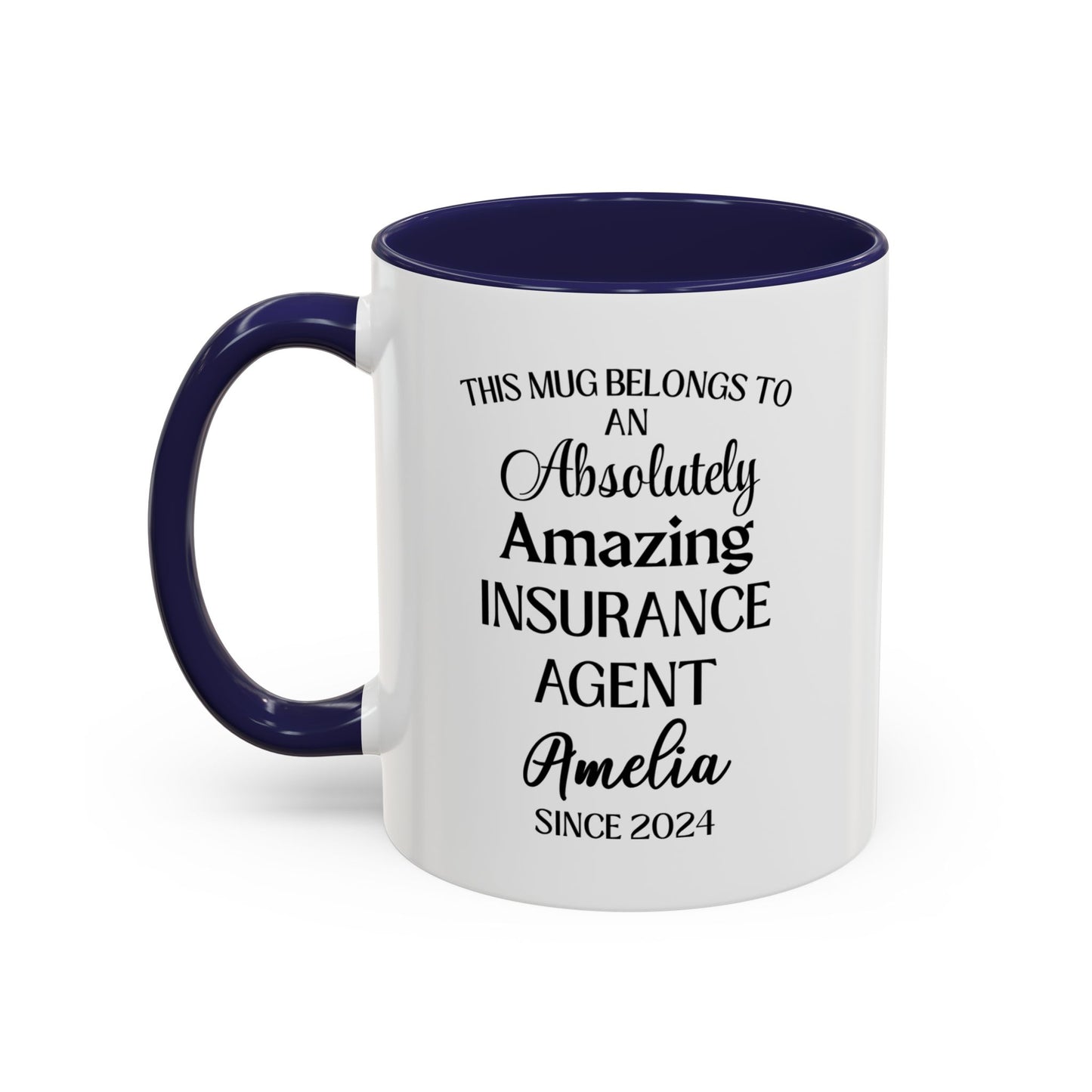 Custom Insurance Agent Mug, Funny Risk Manager Gift, Personalized Office Mug, Financial Advisor Coffee Cup