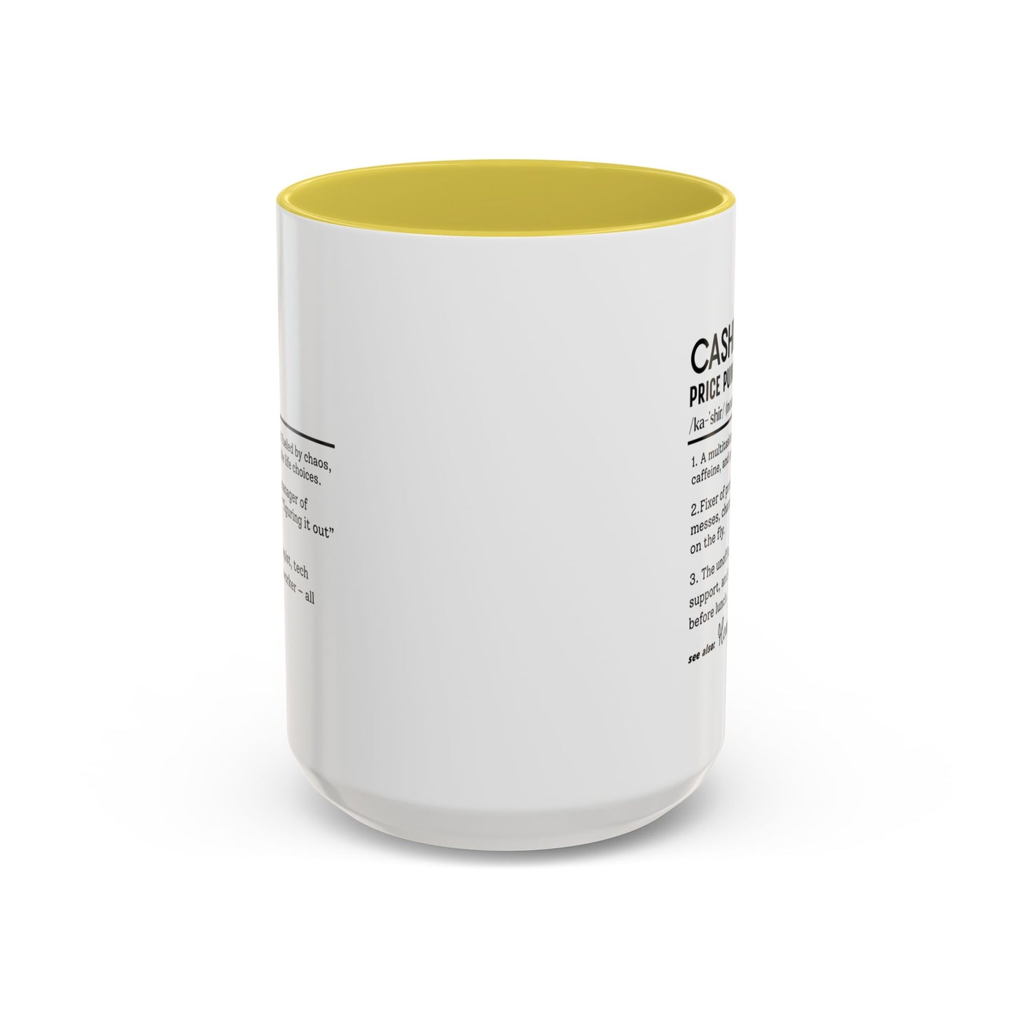 Funny Cashier Mug, Price Puncher Gift, Store Clerk Coffee Cup, Personalized Retail Worker Mug, Colorful Mugs (11oz, 15oz)