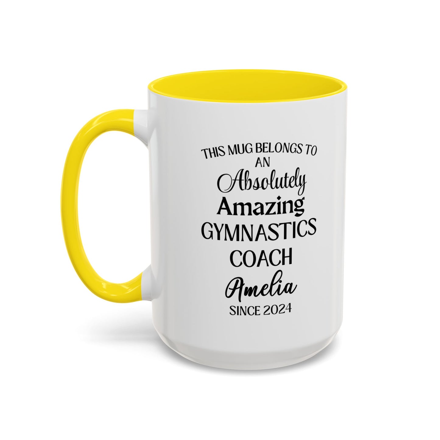 Custom Gymnastics Coach Mug, Funny Gym Coach Gift, Personalized Athlete Trainer Mug, Best Mentor Cup