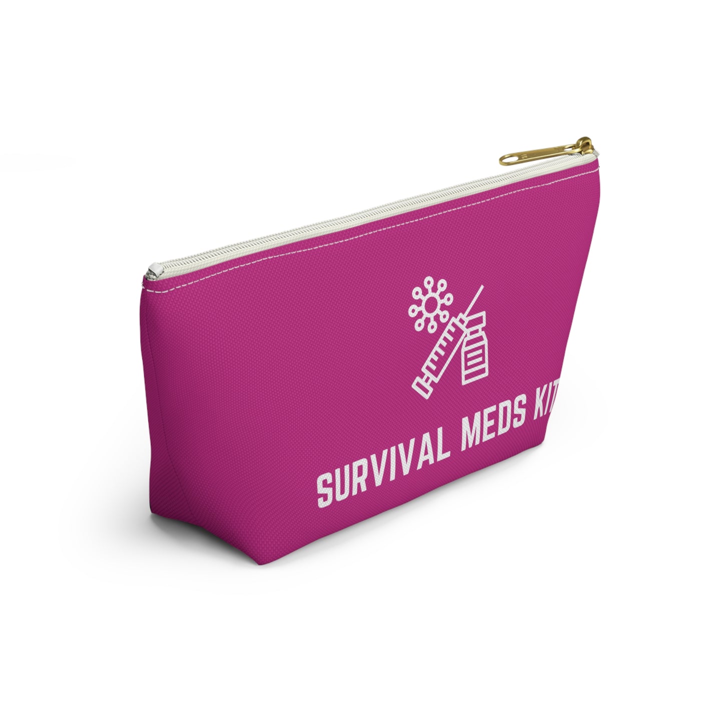 Personalized Survival Meds Kit Pouch for Emergency Medication Storage Travel Organizer for First Aid and Daily Health Essentials