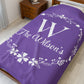 Custom Family Name Blanket, Last Name Blanket, Initials Blanket, Wedding Gift, Anniversary Gift, Housewarming Gift, Gift for Family