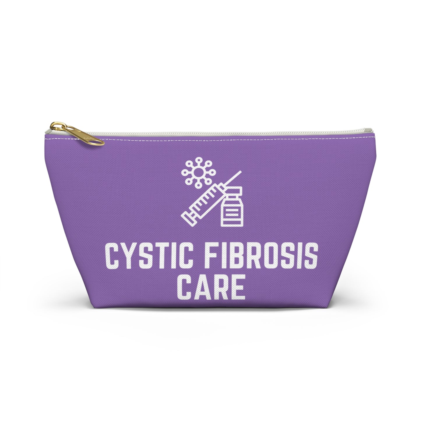 Personalized Cystic Fibrosis Care Pouch for Medication Storage Travel Organizer for Daily Treatment and Health Essentials