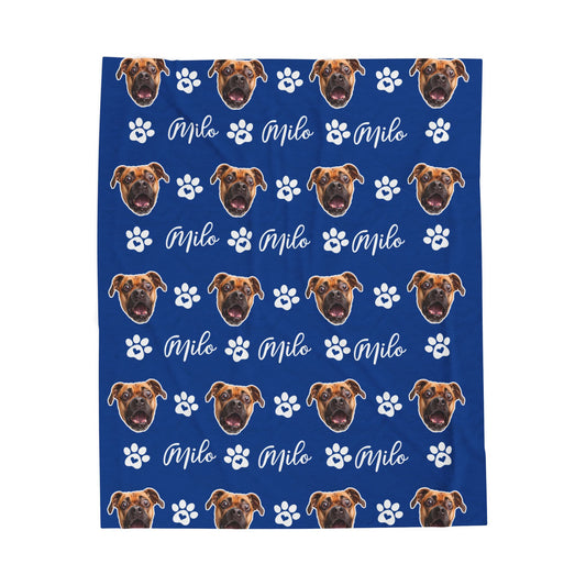 Custom Pet Blanket, Pet Photo Blanket, Custom Dog Blanket, Personalized Dog Blanket, Cat Picture Blanket, Dog Dad Gift, Pet Lover Gift
