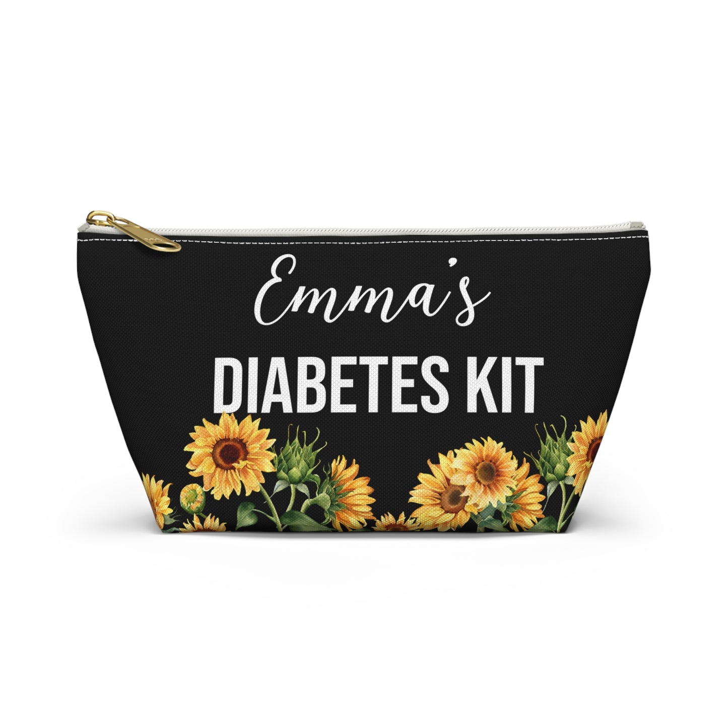 Diabetes Kit Pouch for Insulin Glucose Tabs and Supplies Personalized Medical Bag for Daily Use Travel or Emergency Diabetes Essentials