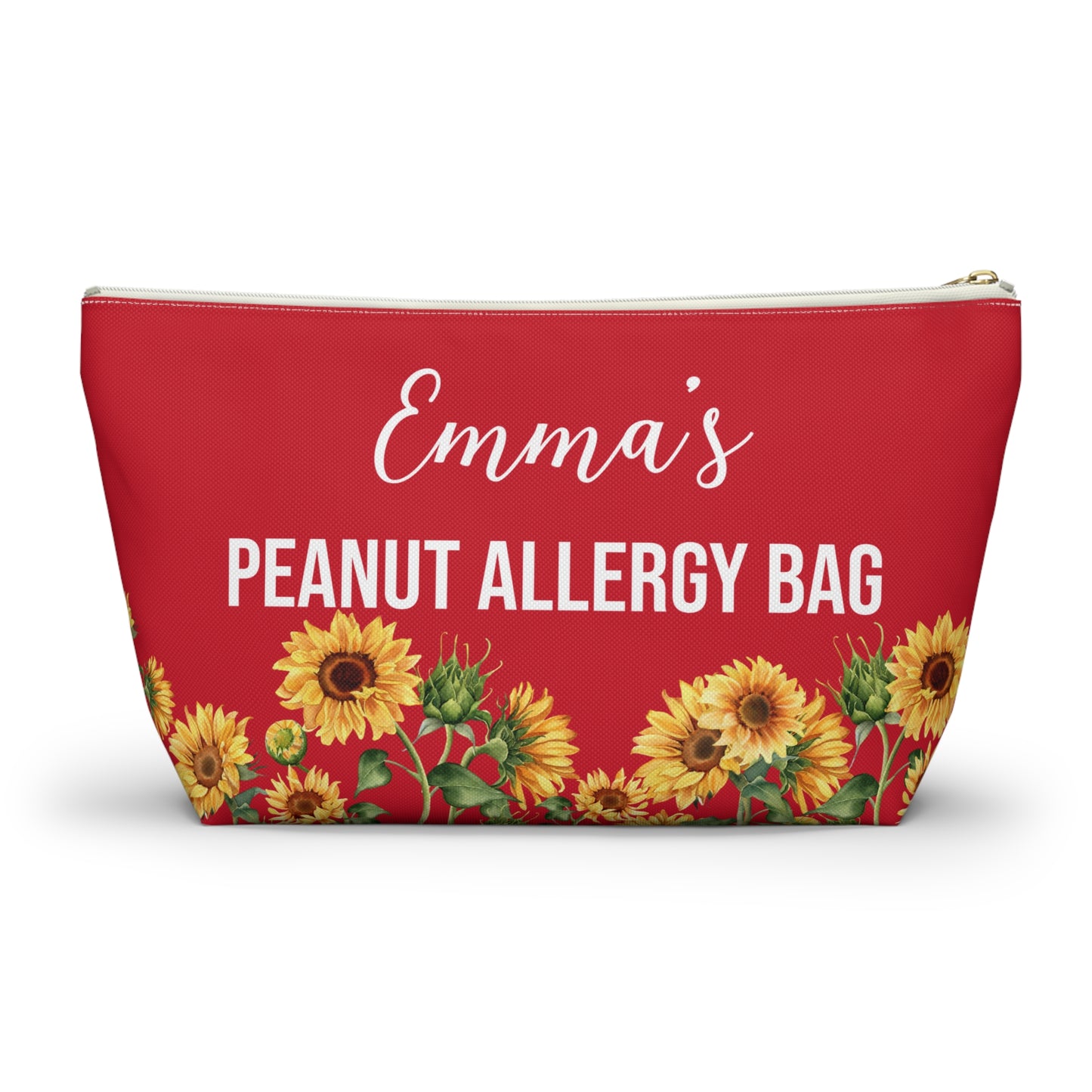 Peanut Allergy Bag Medical Emergency Pouch EpiPen Holder Allergy Kit Personalized Peanut Allergy Storage Bag for Kids and Adults