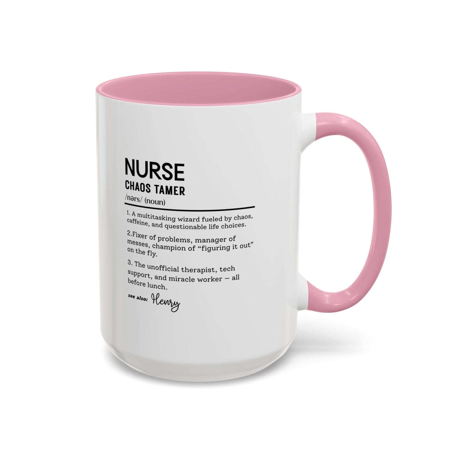 Funny Nurse Mug, Custom Nurse Definition Gift, Personalized Coffee Cup for RN, ICU Nurse Gift, Nursing School Humor