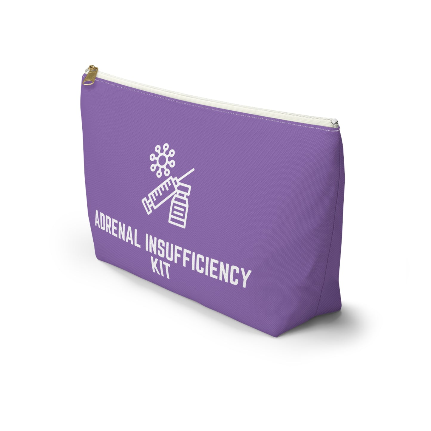 Personalized Adrenal Insufficiency Kit Pouch for Emergency Medication Storage Travel Organizer for Addisons Disease and Health Essentials