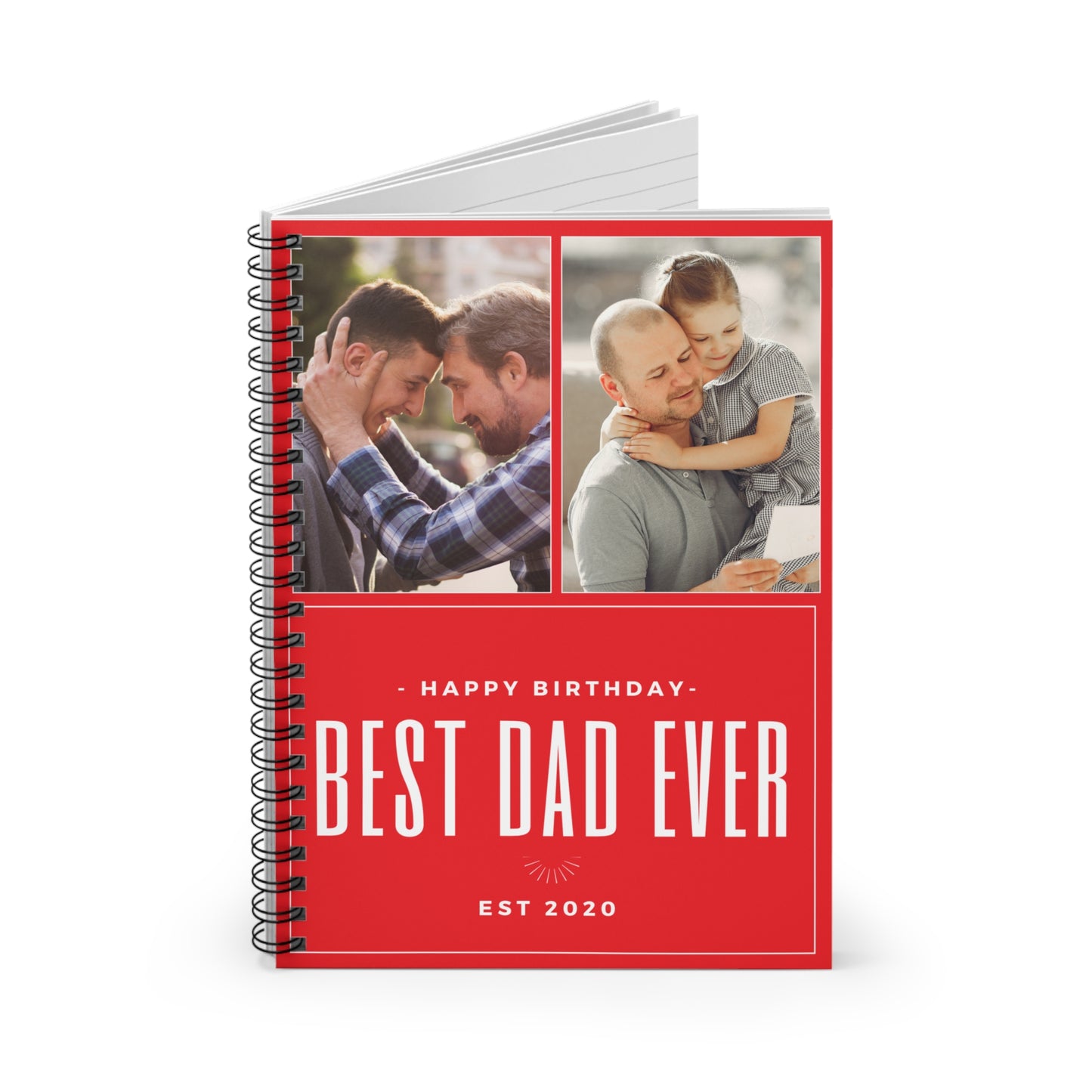Personalized Dad and Son Journal Book, Custom Memory Notebook, Father and Son Gift, Thoughtful Keepsake for Dad, Birthday or Fathers Day