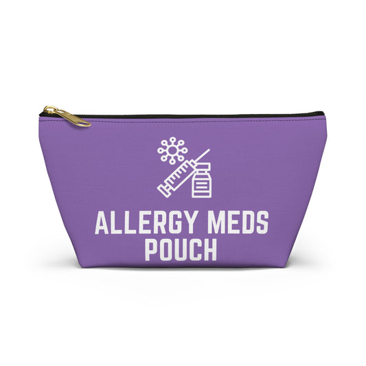 Personalized Allergy Meds Pouch for Medication Storage Travel Organizer for Allergy Relief Tablets and Emergency Essentials