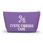 Personalized Cystic Fibrosis Care Pouch for Medication Storage Travel Organizer for Daily Treatment and Health Essentials