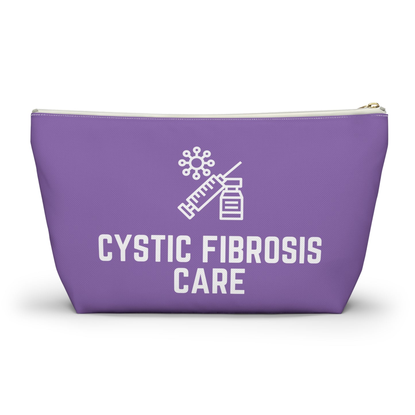 Personalized Cystic Fibrosis Care Pouch for Medication Storage Travel Organizer for Daily Treatment and Health Essentials