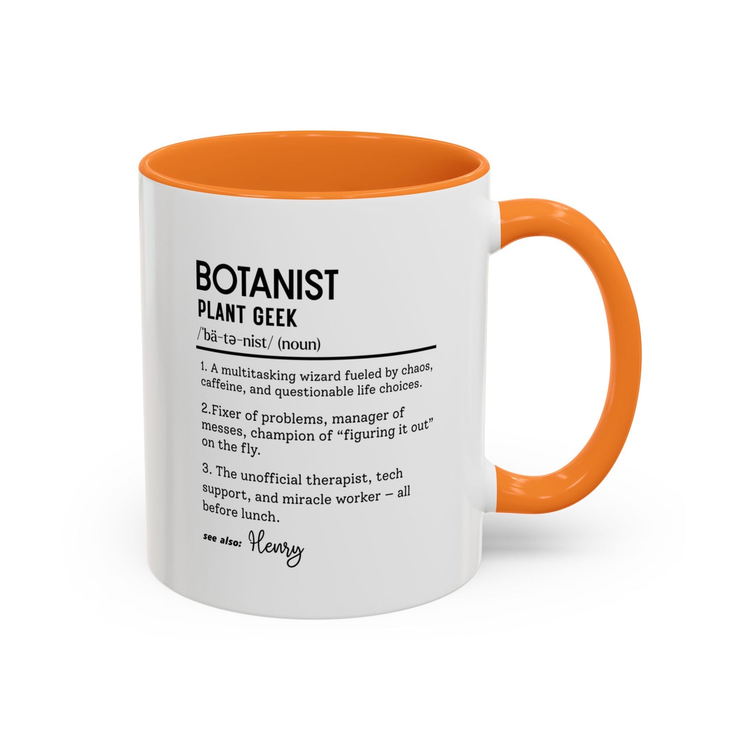 Funny Botanist Mug, Plant Geek Dictionary Mug, Custom Botanical Gift, Nature Lover Coffee Cup, Colorful Mugs (11oz, 15oz), Plant Nerd Mug