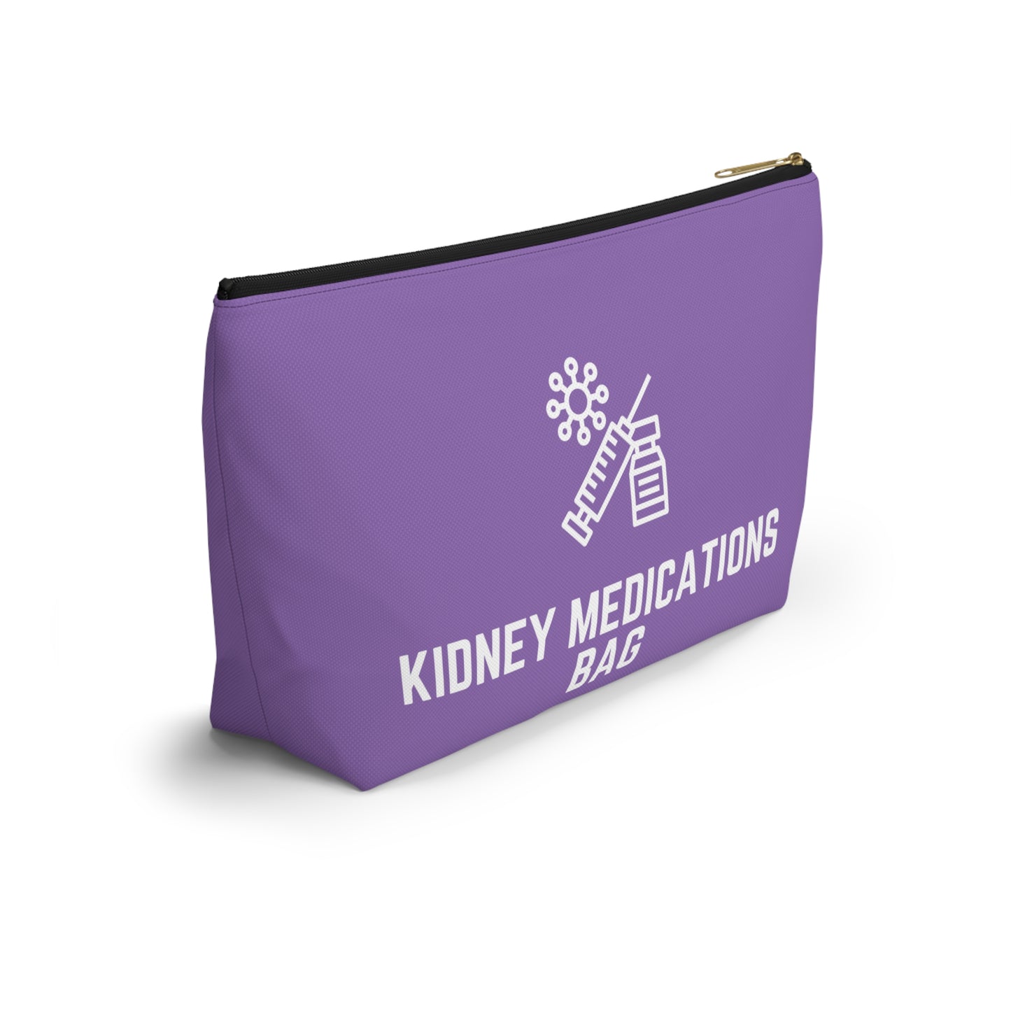 Personalized Kidney Medications Bag for Daily Pill Organizer Travel Case for Chronic Kidney Disease Supplies and Health Essentials