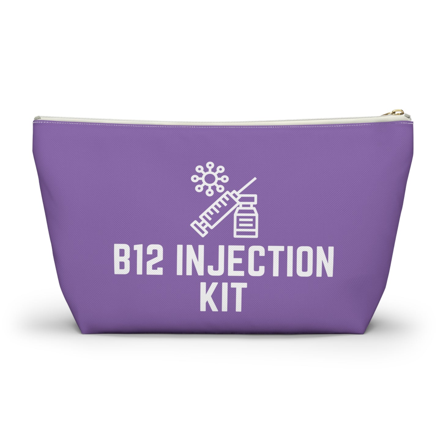 Personalized B12 Injection Kit Pouch for Vitamin B12 Storage Travel Organizer for Injection Supplies and Health Essentials
