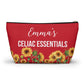 Celiac Essentials Medical Alert Pouch Gluten Free Emergency Kit Personalized Storage Bag for Daily Use Travel and Health Safety