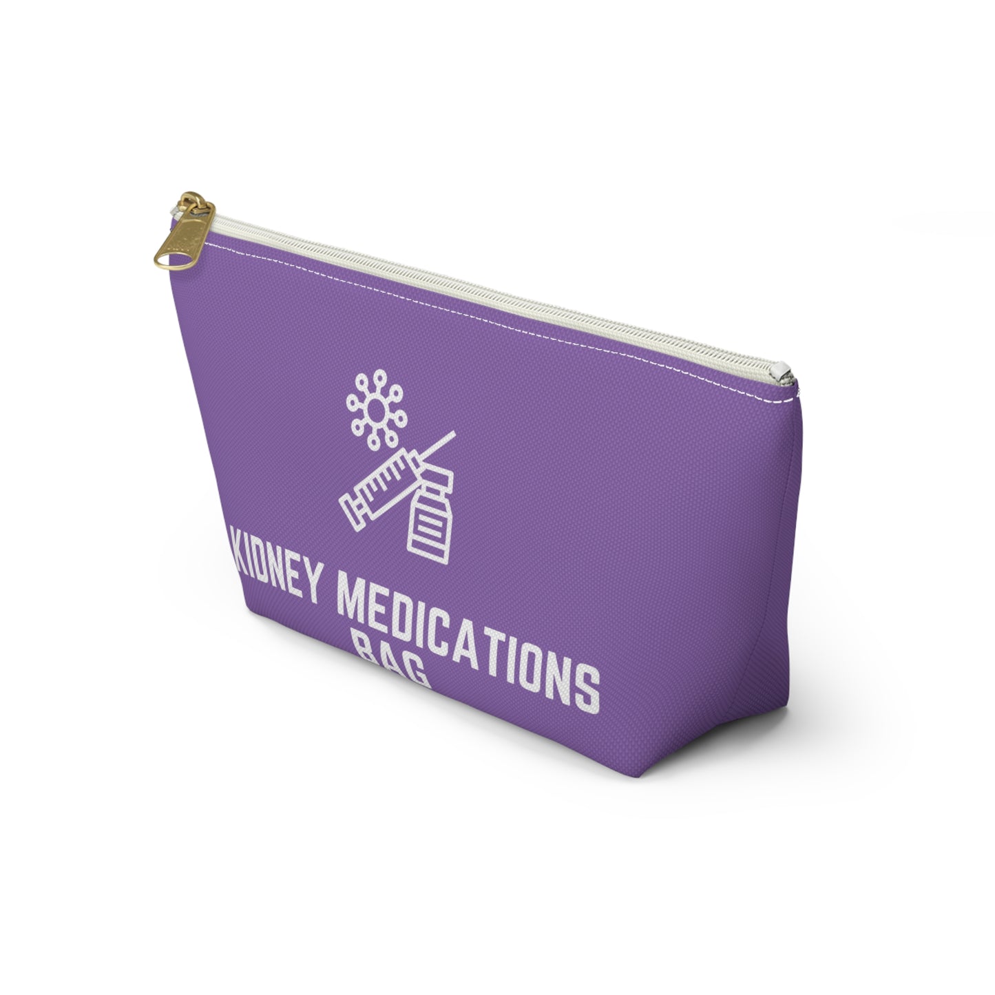 Personalized Kidney Medications Bag for Daily Pill Organizer Travel Case for Chronic Kidney Disease Supplies and Health Essentials