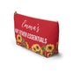 Hay Fever Essentials Pouch Allergy Meds Storage Bag for Tablets Tissues Nasal Spray Personalized Travel Case for Seasonal Allergies
