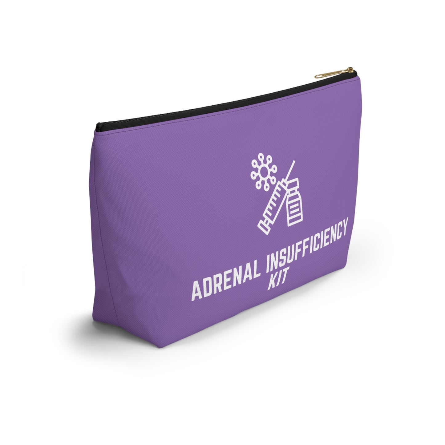 Personalized Adrenal Insufficiency Kit Pouch for Emergency Medication Storage Travel Organizer for Addisons Disease and Health Essentials