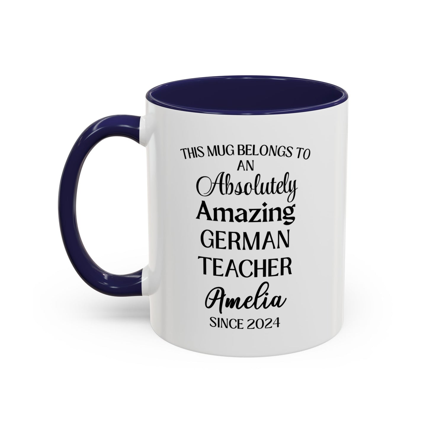 Custom German Teacher Mug, Funny Language Teacher Gift, Personalized German Mug, Danke Schön Cup, Classroom Gift