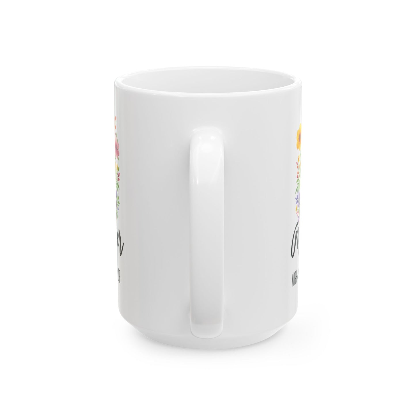 Personalized Mother NOAH SOPHIE ZOE Ceramic Mug (11oz, 15oz) - Glossy Finish, December Birthday Design