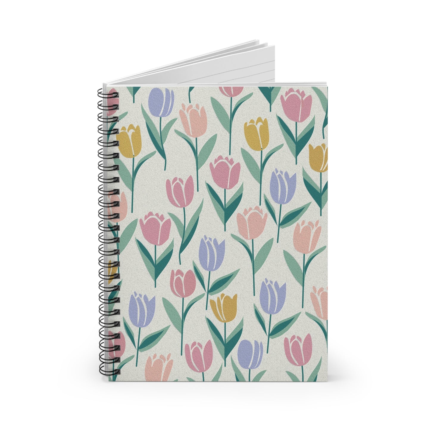 Personalized Flower Journal Book, Custom Floral Notebook with Name, Gift for Her, Cute Writing Journal, Garden Lover Gift, Memory Book