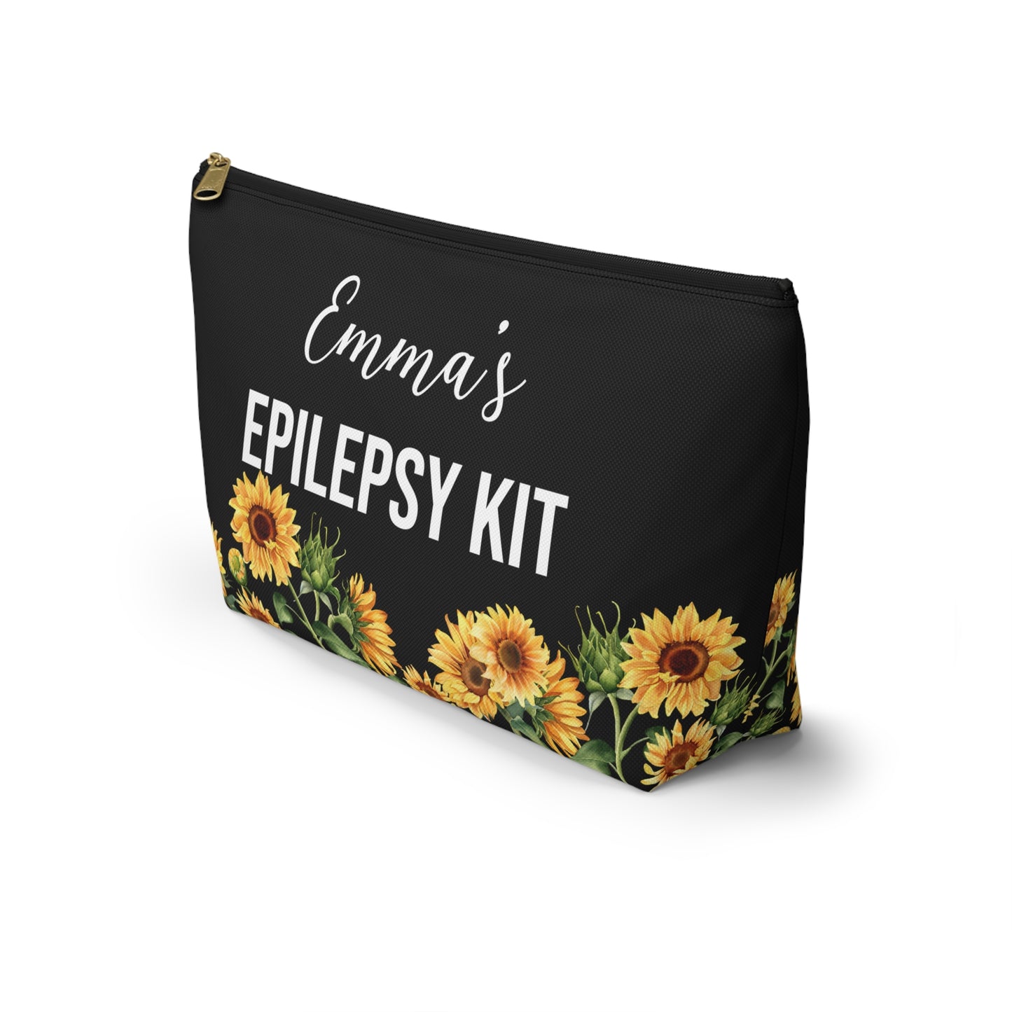 Epilepsy Kit Pouch for Emergency Meds and Daily Use Personalized Seizure Alert Bag for Medication Storage Travel and Medical Preparedness