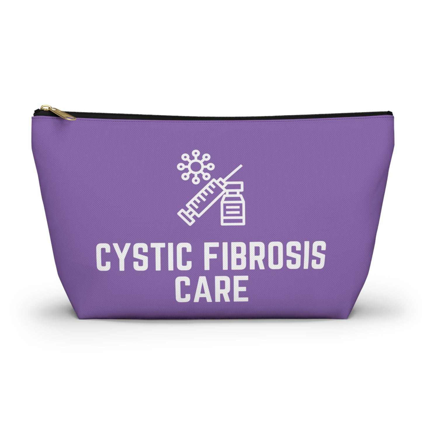 Personalized Cystic Fibrosis Care Pouch for Medication Storage Travel Organizer for Daily Treatment and Health Essentials