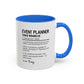 Custom Event Planner Mug, Funny Organizer Gift, Planner Dictionary Mug, Personalized Party Mug, Colorful Mugs (11oz, 15oz)