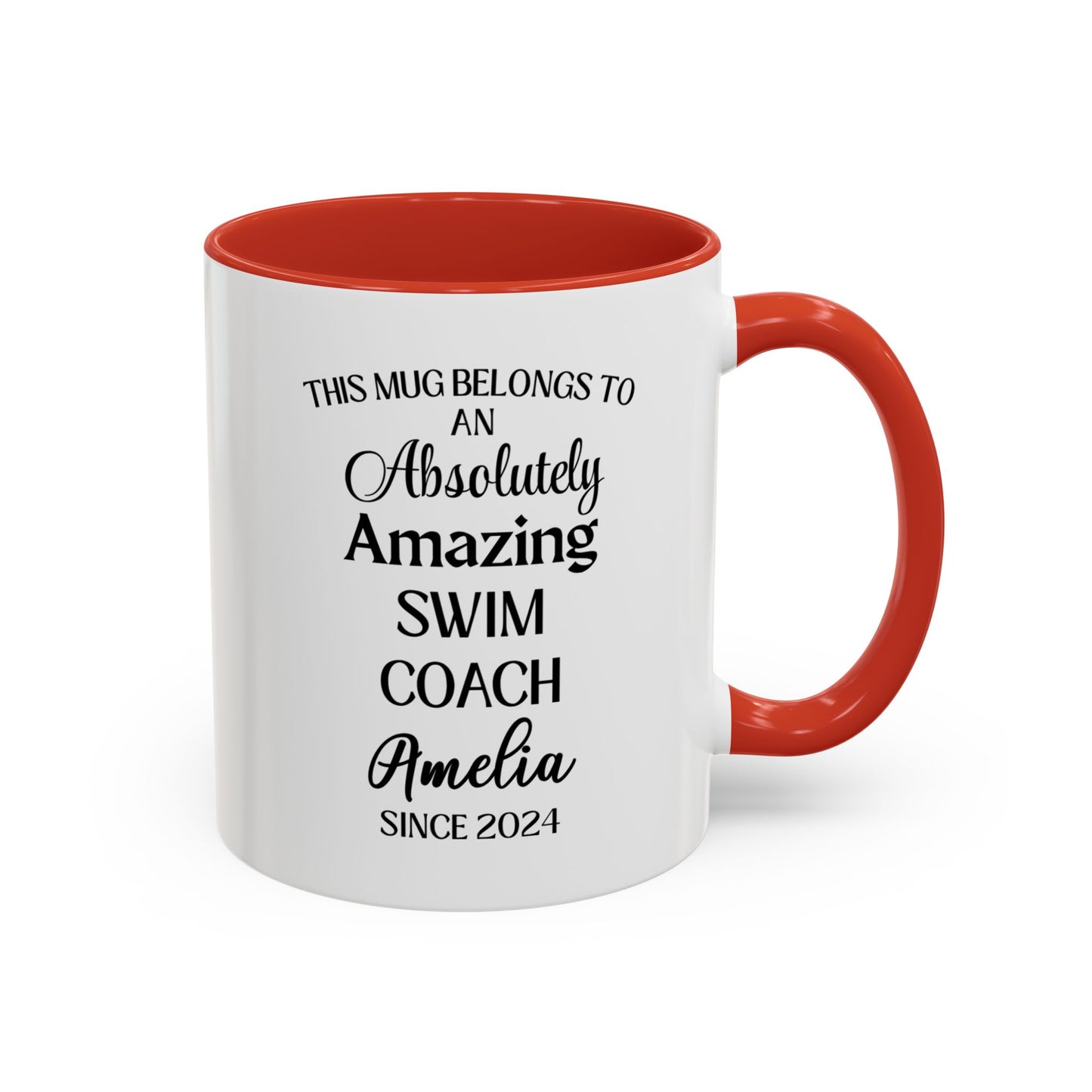 Coffee Mug, Custom Swim Coach Gift, Funny Pool Instructor Cup, Champion Mentor Mug, Personalized Coach Coffee Cup, Novelty Swim Teacher Gift