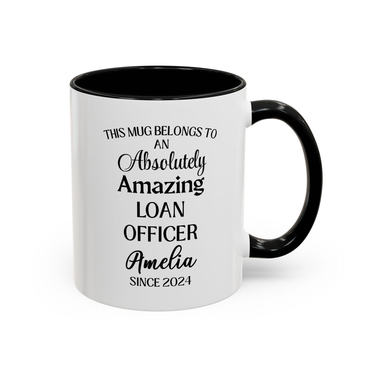 Personalized Loan Officer Coffee Mug, Funny Finance Gift, Custom Banker Cup, Mortgage Expert Gift, Customizable Coffee Mug